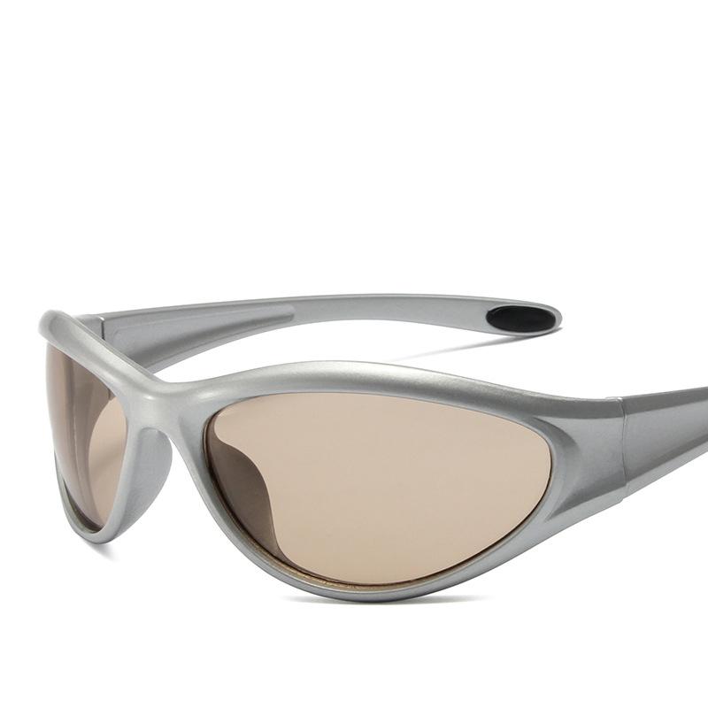 Fashion New Style Y2K Sports Sunglasses Retro Ladies Outdoor Cycling Hip-Hop Uv Protection Sun Glasses