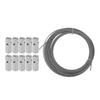 Wire Trellis for Climbing Plants Outdoor Stainless Steel Fastener Green Wall Trellis Kit Cross