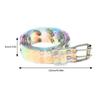Eye Catching Waist Belt with Double Pin Buckle for Adult Clear Waist Belts for Women Coat Dress Adjustable Length