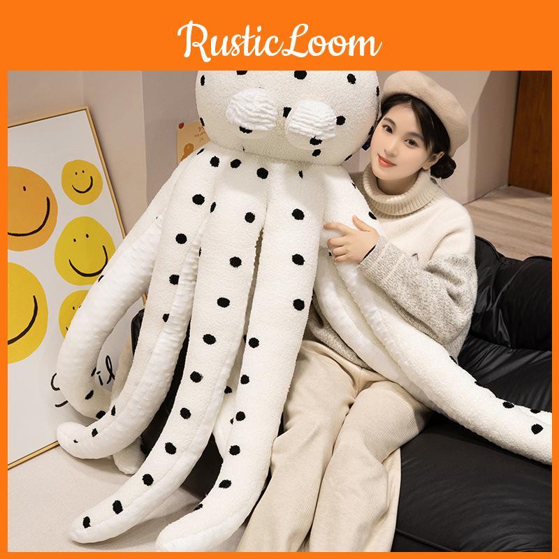 Plush Dot Octopus Toy Cute Ocean Creature Dolls Cartoon Kids Birthday Gifts