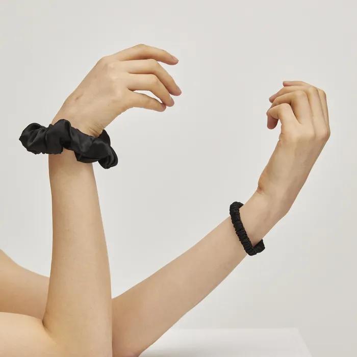 Premium Mulberry 100% Silk Scrunchie M (6 colors)
