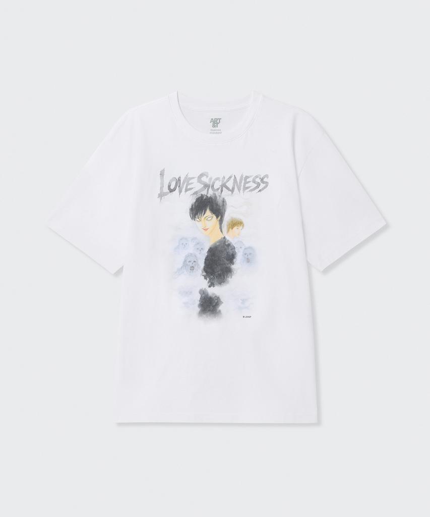 Musinsa Standard [Junji Ito Collaboration] Love Sickness T-Shirt [White]