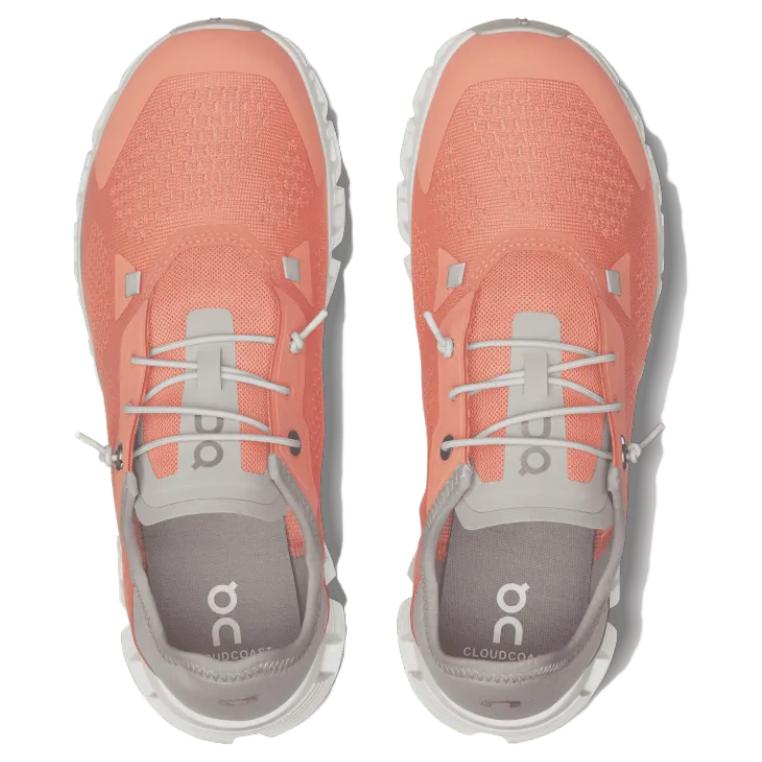 On Cloud 5 Coast Bequeme Sportliche N-Slip Leichte Low-Top Freizeit Laufschuhe Damen Sneaker Flamingo-Rot 3WD10542823