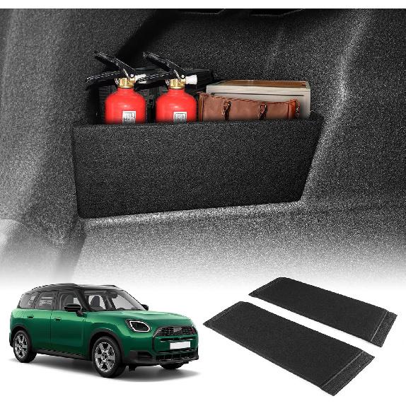 KUNGKIC Боковой разделитель-органайзер для заднего багажника Mini Cooper U25 Countryman 2025 2024 2023 Автомобильный органайзер Аксессуар для интерьера 2 шт.