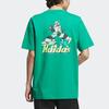 Adidas Cartoon Panda Alphabet Print Crew Neck Short Sleeve T-Shirt Men Tops Lawn-Green IP3963