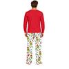 Parent Child Matching Pajama Set Long Sleeve Top and Pants Loungewear Sleepwear Set