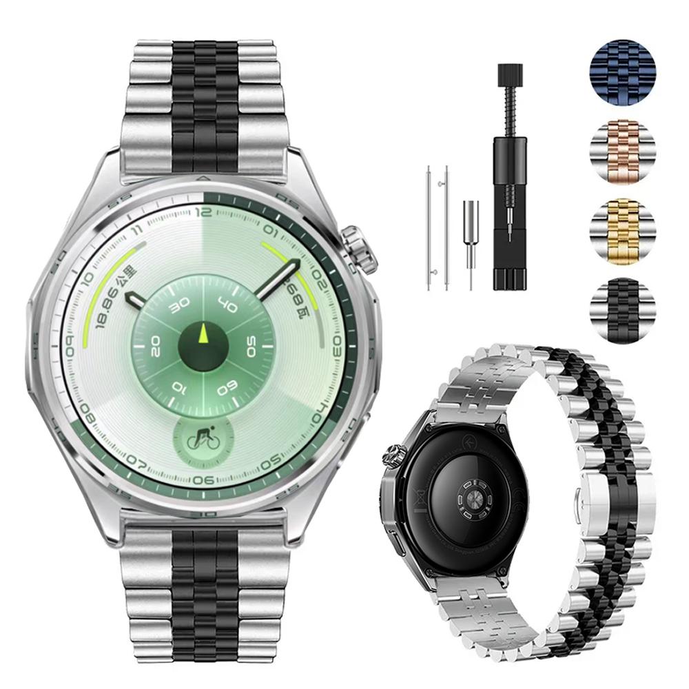 22mm Metal Strap for Huawei Watch GT6 Pro GT5 Pro 46mm Stainless Steel Bracelet Watchband Huawei Watch 5/4/GT6/5/4 GT3 Pro 46mm