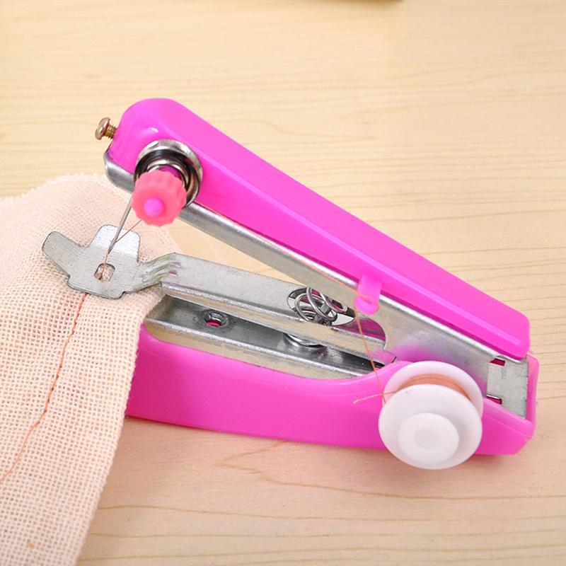 1PC Hand-Held Portable Sewing Machines Needlework Handwork Tools Mini Sewing Machine