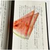 Creative Fruit Slice Bookmarks Simulation Funny Translucent Design For Fixed Book Cartoon Cute Acrylic Note Bookmarks Gifts