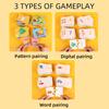 Educational Logic Puzzle Game Set for Kids Alphabet Learning Activities Preschool Skills Development Interactive Unlocking Game