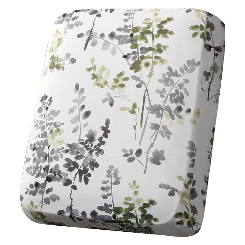 Outdoor Elastische Sofahülle Dehnbar Wasserdicht Terrassenmöbel-Schutzbezug für Garten-Sofa-Sitz mit bedrucktem Blattmuster