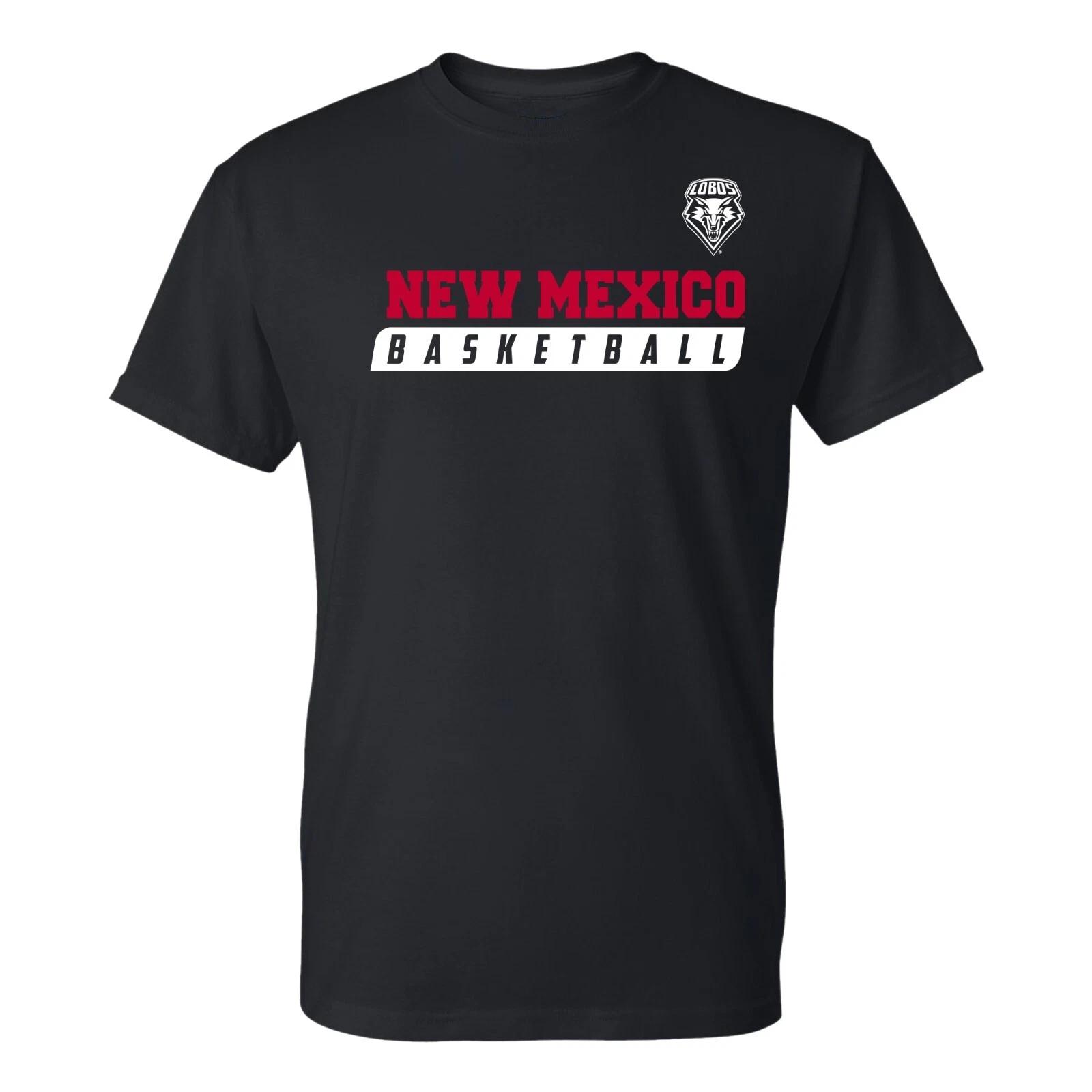 New Mexico Basketball Slant T-Shirt - Black S