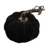 Faux Flannel Pumpkin Halloween Decoration for Cabinet Display and Photography Prop with Foam