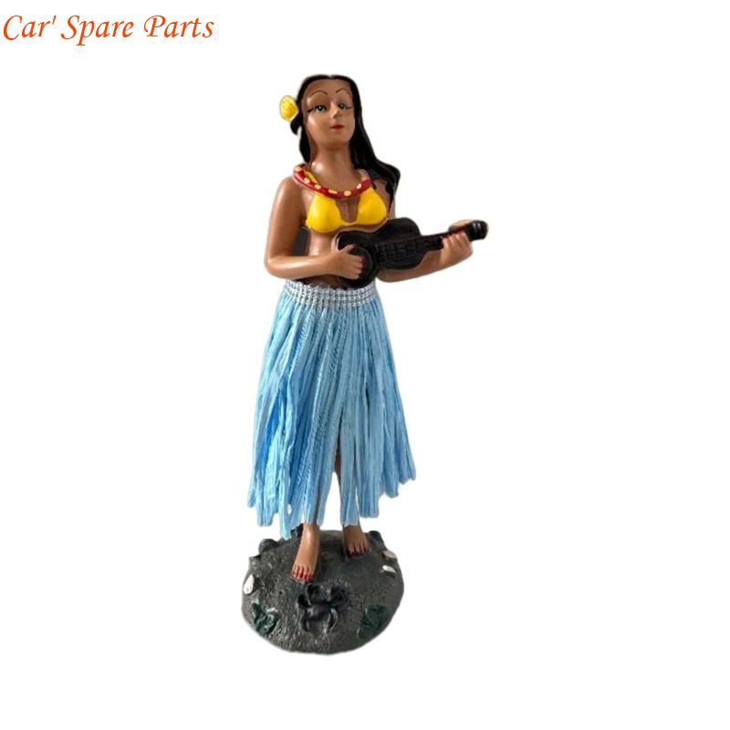 Y4UA Vibrant African Dancing Girl Sculpture Handcrafted Resin Car Dashboard Decors