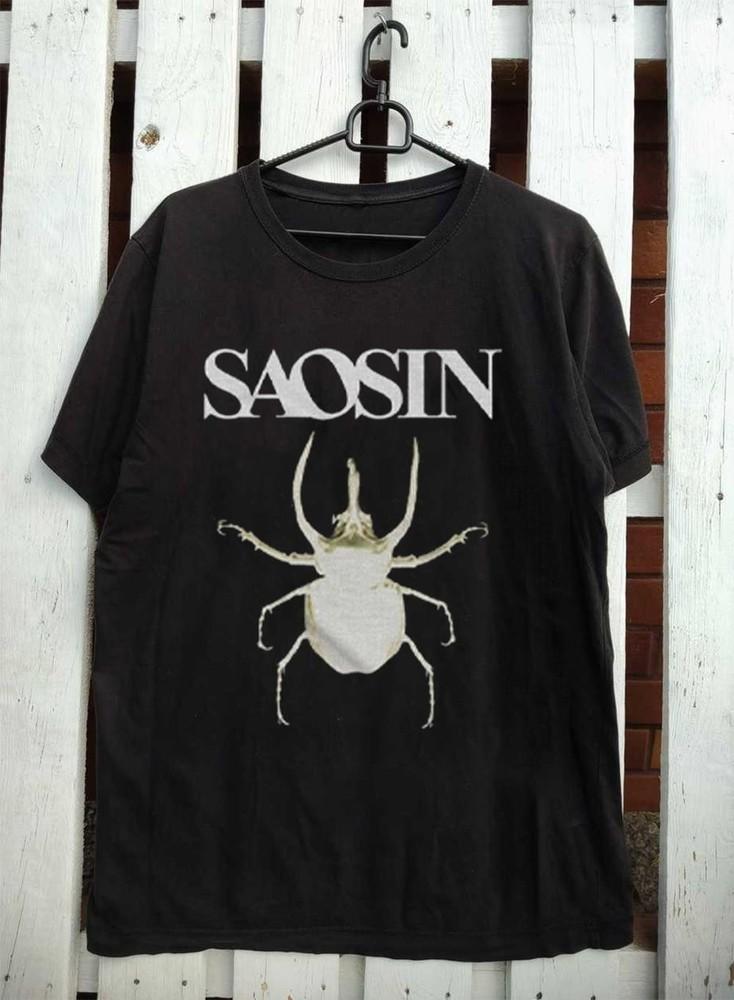 

Saosin Rock Music American Band Cotton Black All Size Unisex Tee Shirt Unisex T-Shirt XXL
