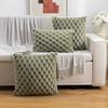 Comfortable Pillow Cover Woven Snowflake Velvet Pillowcase New Pillow Case Protector  Living Room