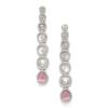 Oxidised Silver-Plated American Diamond Studded Circular Shaped Drop Earrings for Girls and Women