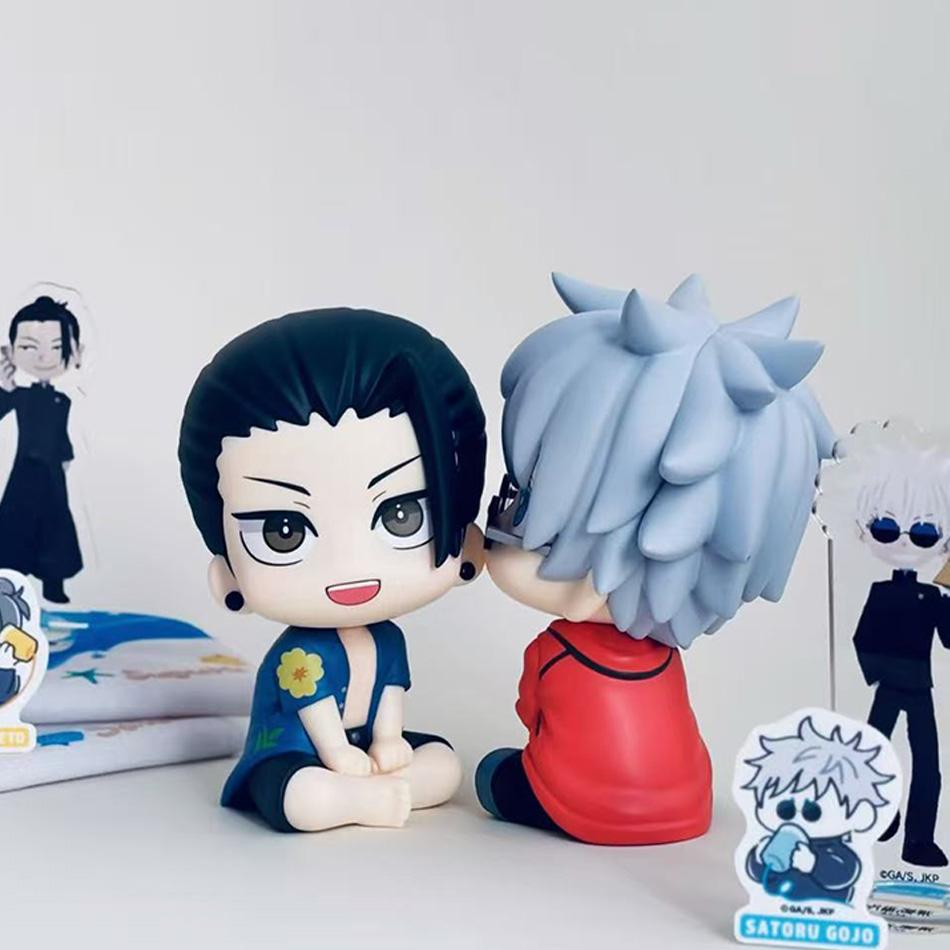 Jujutsu Kaisen Anime Figures Geto Suguru Gojo Satoru Doll Fushiguro Toji Okkotsu Yuta Inumaki Toge Collection Toys Children for Kid Friendly