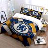 Chelsea FC Bedding Set Three-Piece Bedding Duvet Cover Set Duvet Cover Pillowcases (1 * Duvet Cover 2 * Pillowcases, Without Duvet Insert)