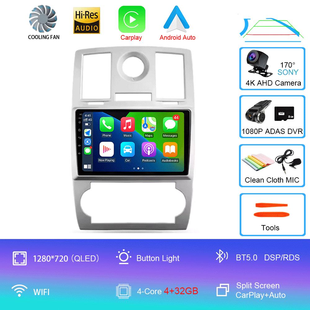 Car Radio Android 14 For Chrysler 300C 1 2004 - 2011 Multimedia Video Player Navigation stereo GPS No 2din 2din DVD