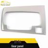 21 Fit Stainless Steel Gear Shift Panel Frame and Cup Holder Decoration