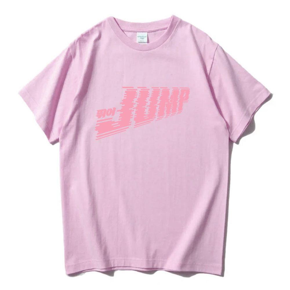 Skoč Jednobarevné tričko Módní Dívčí Kapelní trička Unisex Streetwear Ležérní Volné Krátký Rukáv Bavlněná Trička