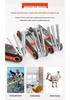 Foldable Metric & Imperial Hex Key and Torx Screwdriver Set