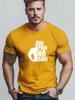No Pain No Gain Muscle Unisex Silhouette Fitness Gym Motivational Print Unisexs Crew Neck Short Sleeve Casual Workout Basic T Shirt