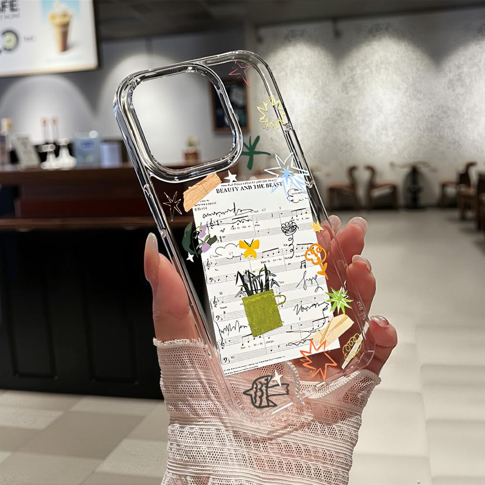 Acrylic Phone Case for iPhone 11 12 13 14 Pro 12 14 16 Pro Max for Samsung A16 A36 A56 S24 FE High-quality Painted Anti-fall Mobile Phone Case