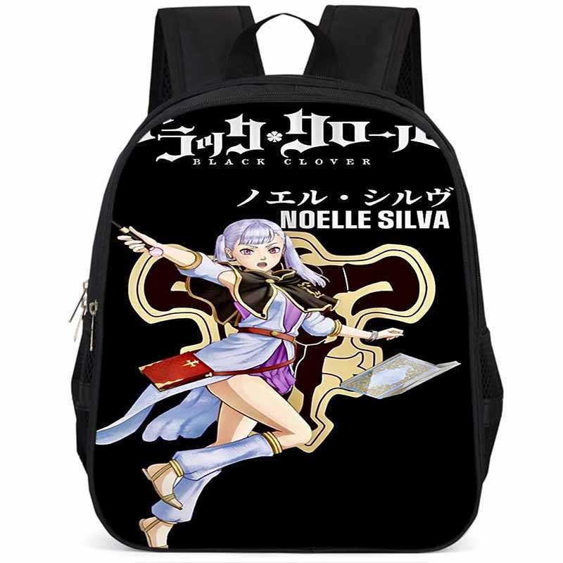 Sac à dos Black Clover 15 pouces Grande capacité Léger Tissu Oxford Pour Enfants