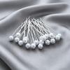 20Pcs Elegant Pearl Hair Pins with Rhinestones Silver-Tone White Faux Pearl Hairpins Bridal Wedding Hair Accessories Bridesmaids