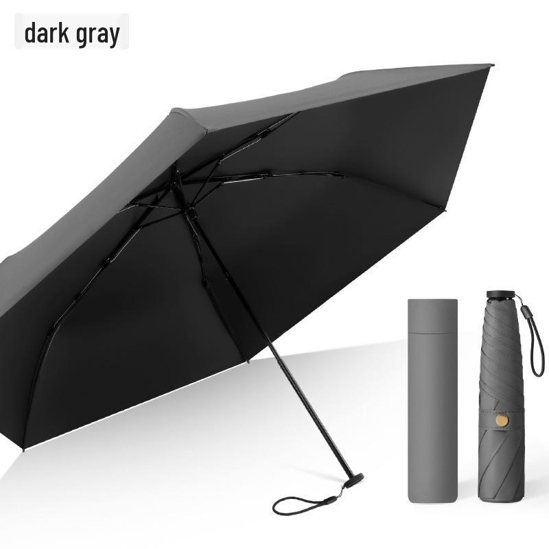 Ultra-light Carbon Fiber Sun & Rain Umbrella - Lightweight, Three-fold, UV Protective Parasol.