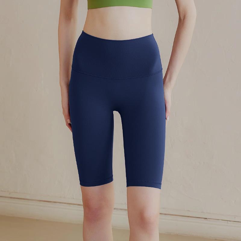Women's High-Waist Butt-Lifting Peach Yoga Shorts, Summer Running & Cycling Capris