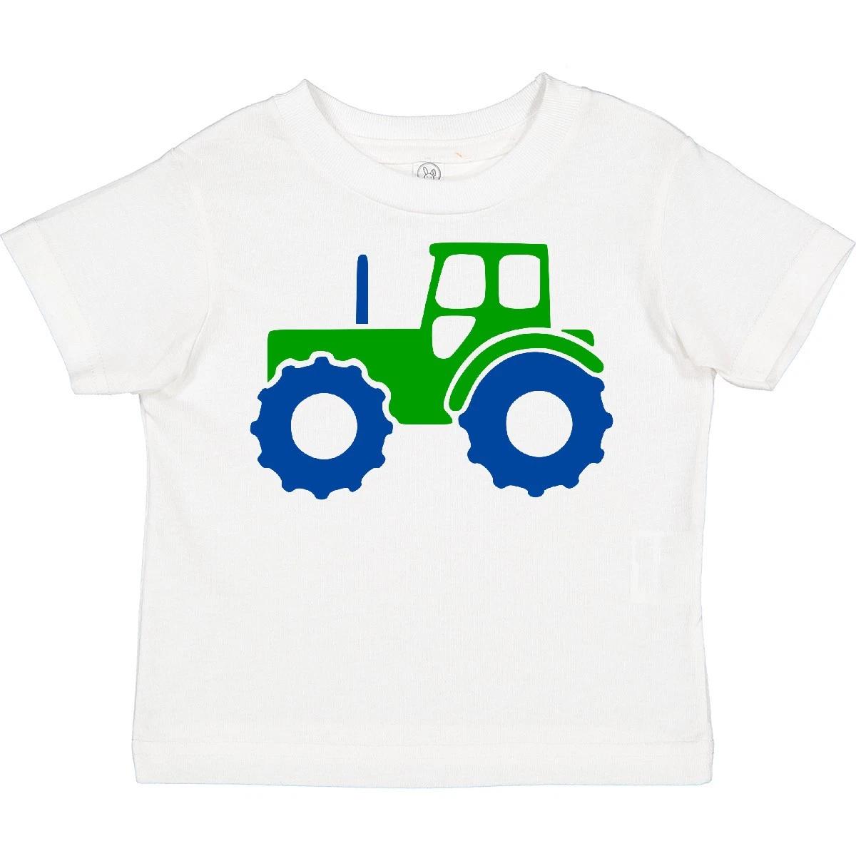 

Inktastic Cute Green Tractor Toddler kids boys T-Shirt Boodlebug Graphics Farm 4h Thumb 110