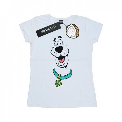 

Scooby Doo Womens/Ladies Big Face Cotton T-Shirt білий