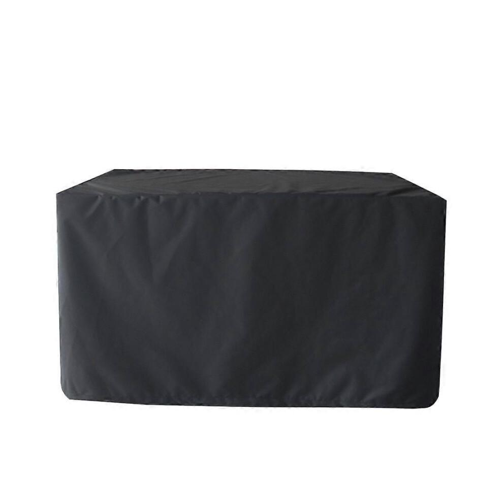 Outdoor Furniture Cover Waterproof Windproof Anti-UV Patio Sofa Table Chair Protective Cover 123x123x74cm Black
