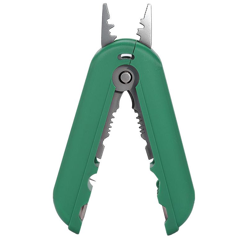 

Multi-function Wire Stripper Electricians Cable Cutting Scissors Crimping Pliers Cable Cutter Crimper Tool Electrical Pliers зелёный