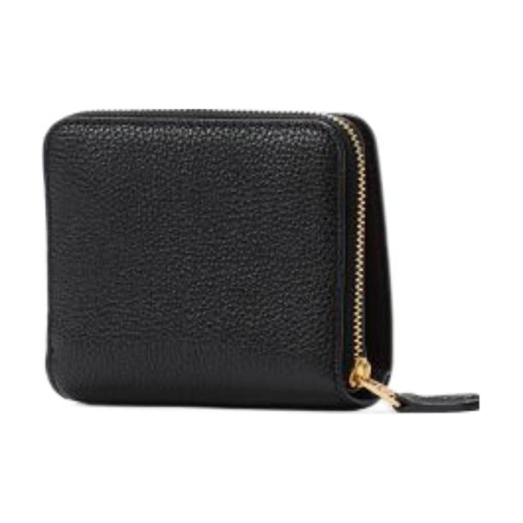 COACH Billfold Wallet Pebbled Leather Card Holder, Wallet Women's Black CD717-B4BK