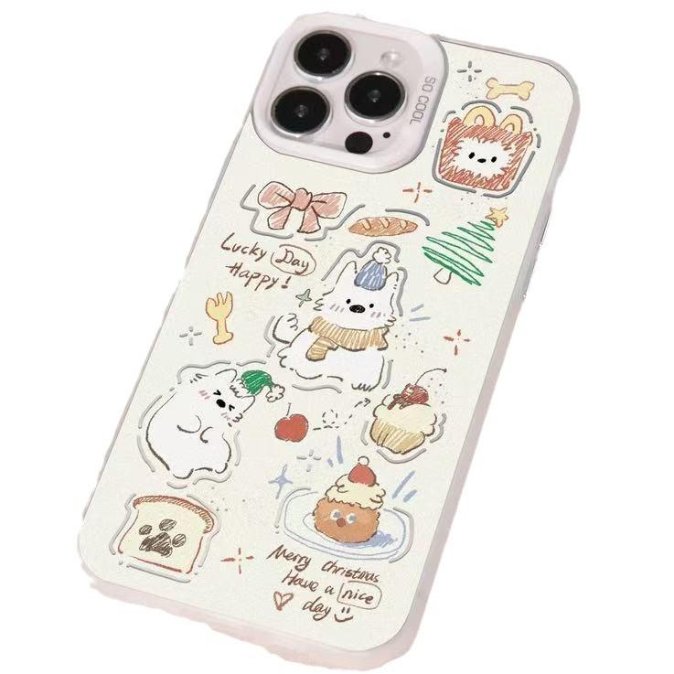 The New Japanese and Korean Desserts Are Suitable for Iphone17 Mobile Phone Case Apple 15promax/14 Anti-drop 13pro16 Cute