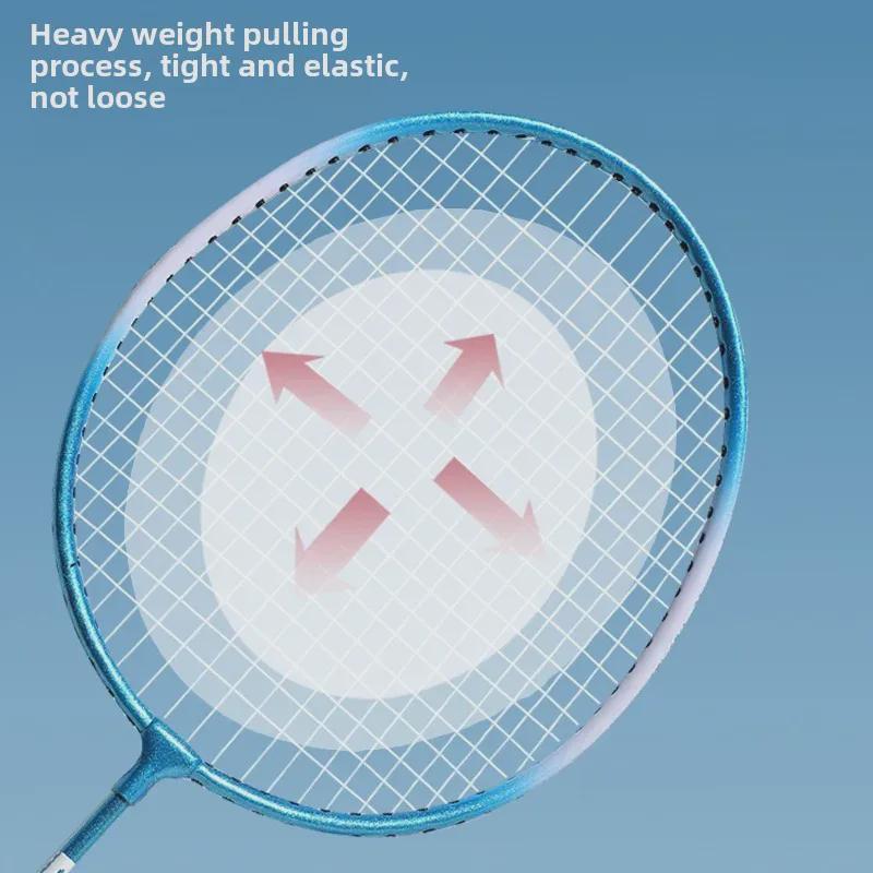 Boshika Parent-Child Badminton Racket Set - Beginner, Children & Adult, Iron Alloy, One Piece Delivery