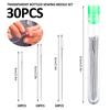 30Pcs Big Eye Sewing Needle 3 Sizes Big Eye Stitching Needles with Storage Tube Universal Sew Needle for DIY Handicraft Projects