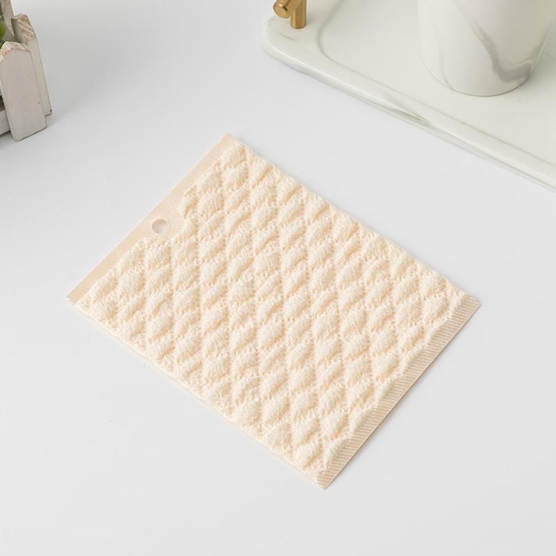 10Pcs Seersucker Rag Kitchen Special Cleaning Cloth Dishwashing Cloth Pot Washing Dishwashing Scouring Cloth