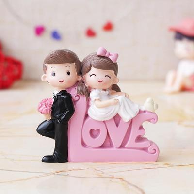Niedliches Paar Liebe Dekorative Schaufigur - Valentinstagsgeschenk für Freundin, Freund, Ehemann, Ehefrau, Ihn, Sie