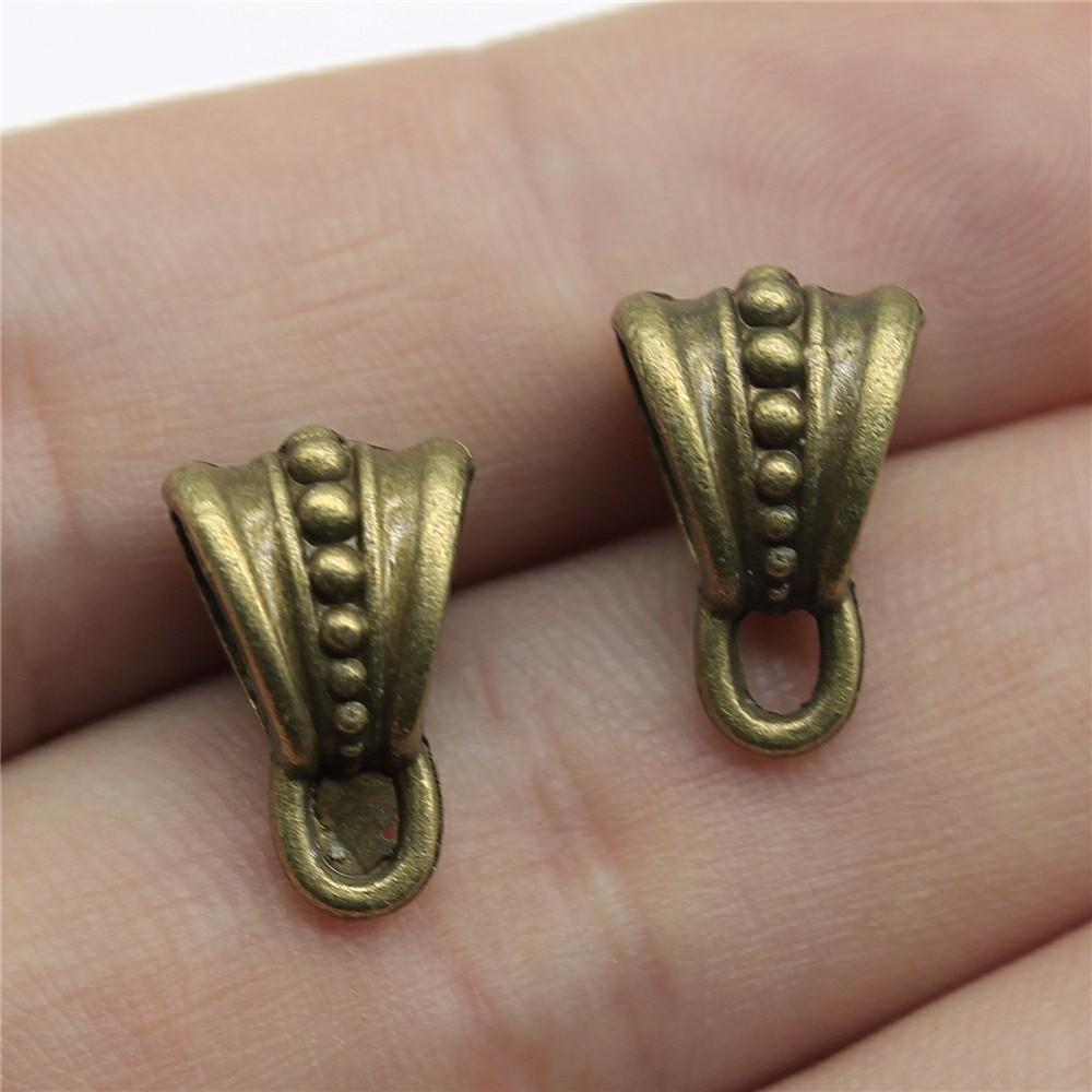 20pcs Connector Bail Beads Charms Antique Bronze Color Bail Beads Charms Pendants Connector Bail Beads Charms Making Jewelry