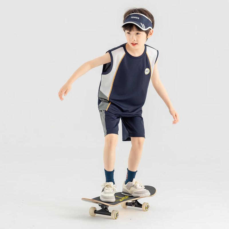 Duoduoja Boys' Summer Mesh Athletic Set