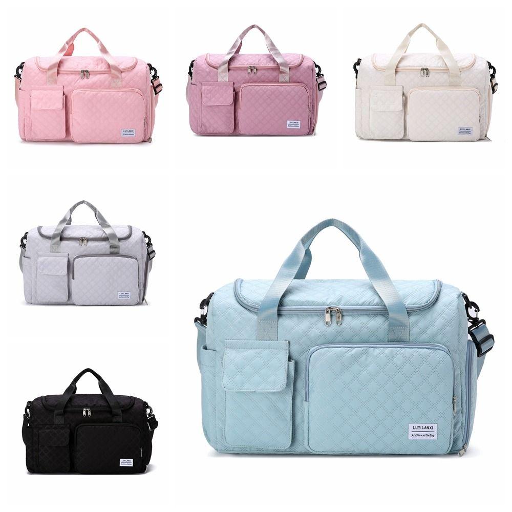 Oxford Travel Duffel Bag Sturdy Nylon Duffle Bag Storage Bag Large Capacity Handbag  Girl