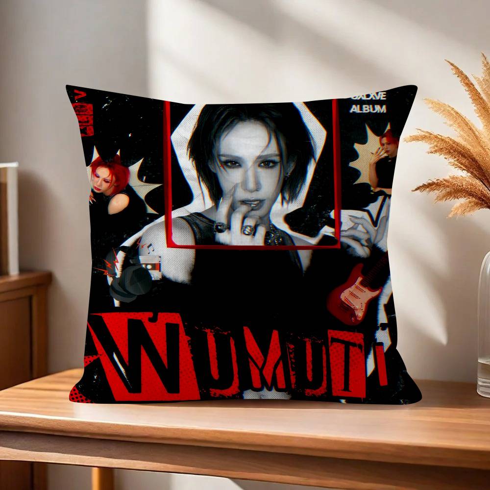 Personalized Pillow Dust Cover Bedroom Kids Party Decoration Pillowcase Birthday Children Gift Popular Kpop Group XXLov 30x30 cm