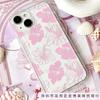 Retro Big Flower iPhone15promax Phone Case Apple 14 Transparent 13/12 Airbag Anti-drop 11 Soft Xsm