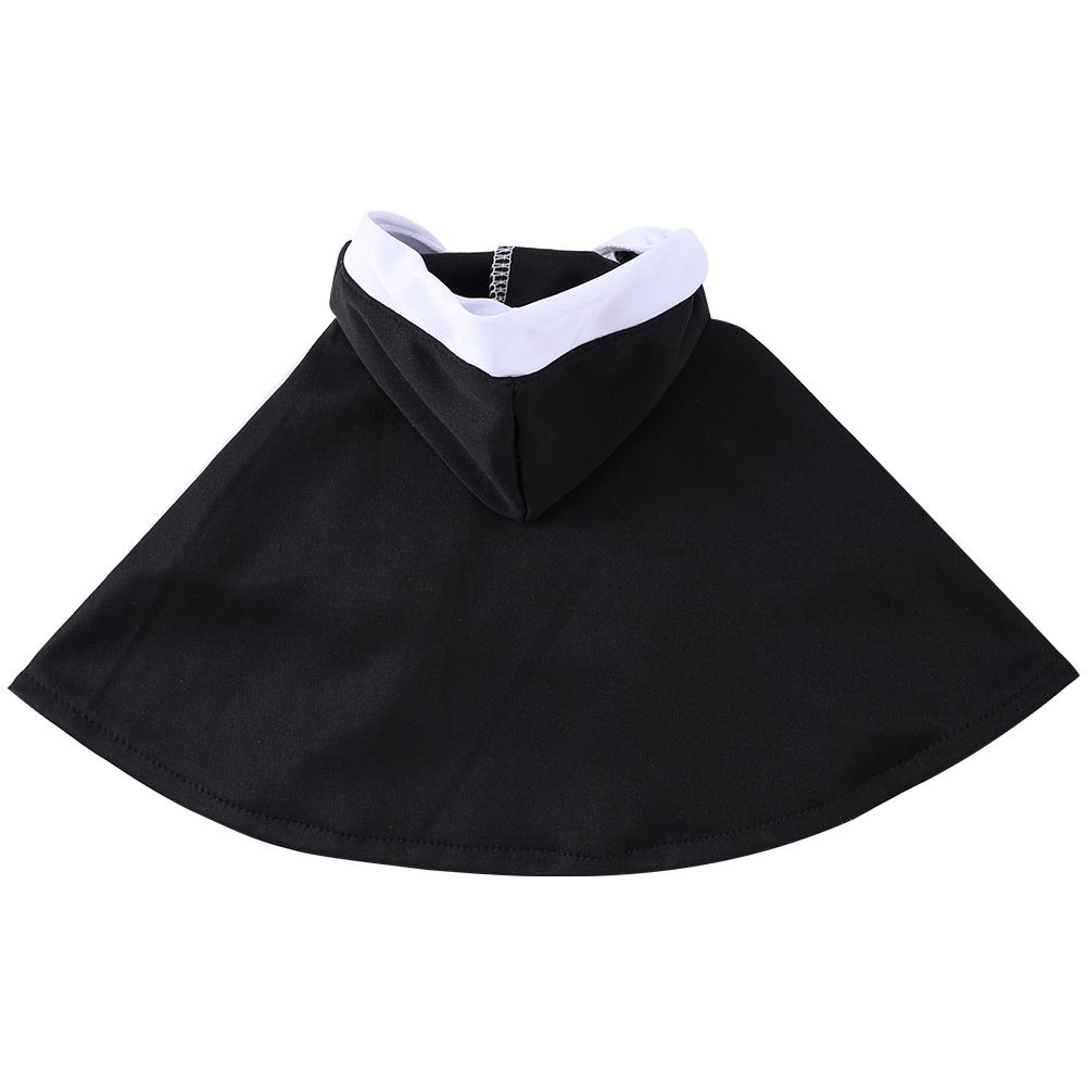 Halloween Cats Nun Costume Jesus Cross Print Kitty Clothes for Small Dogs Funny Cute Dress Up Party Pet Overalls Cat Accessories