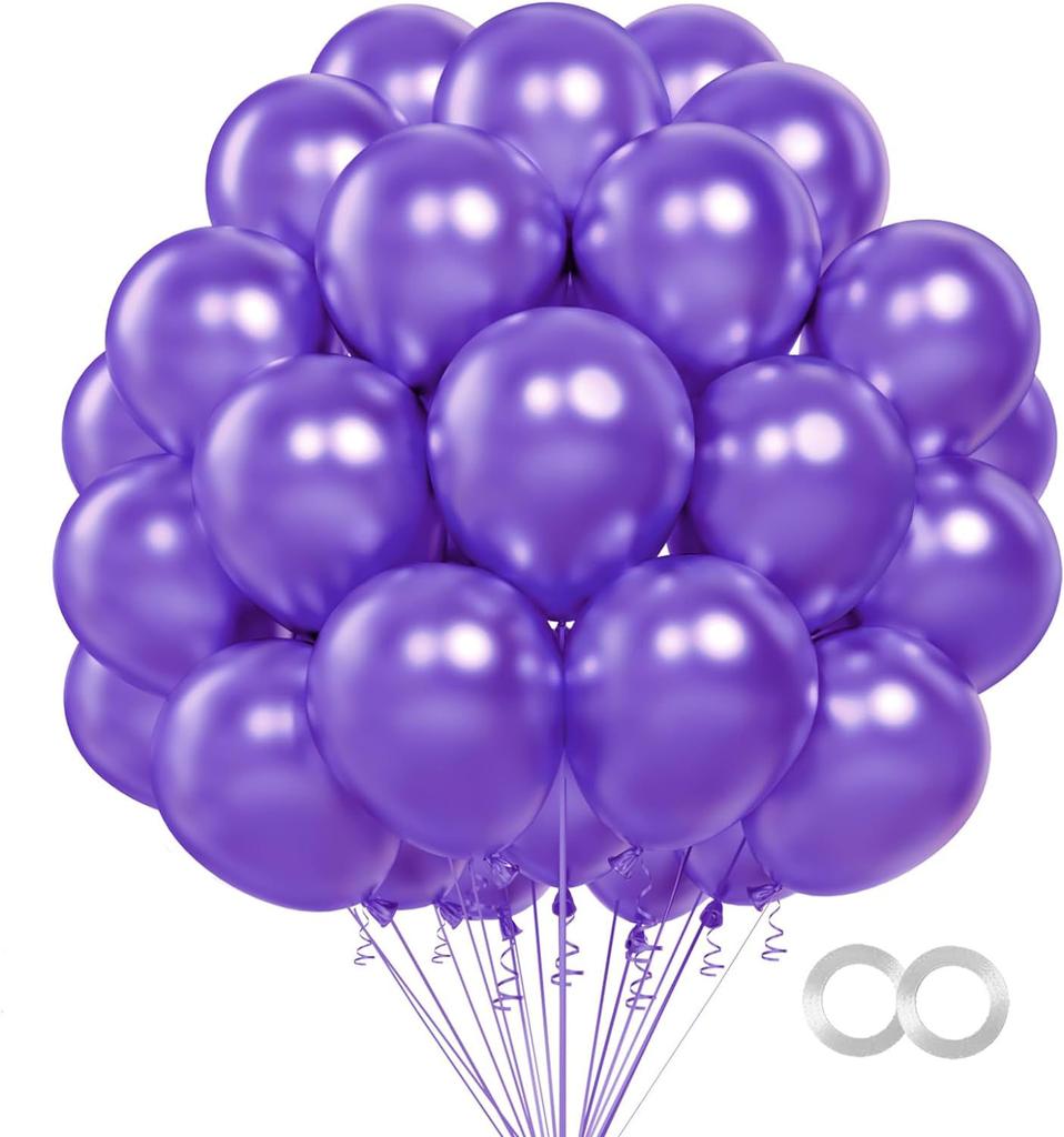 100pcs 12Inch Black Pink Gold Blue Latex Balloons Matte Balloon for Party Birthday Baby Shower Wedding Holiday Decoration